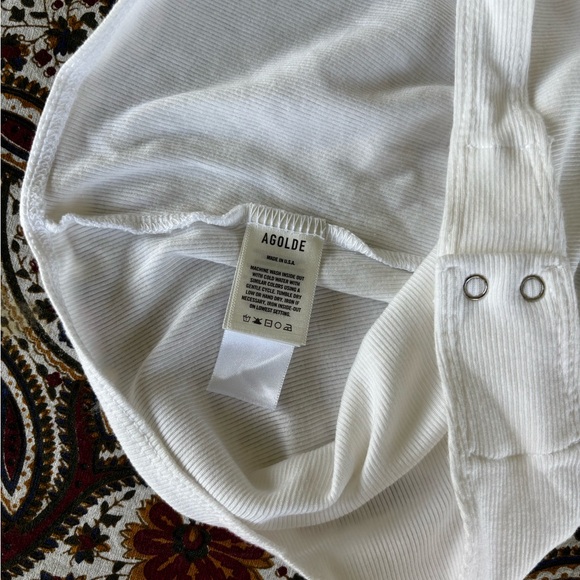 Agolde Rianne Ribbed Bodysuit - Picture 8 of 9